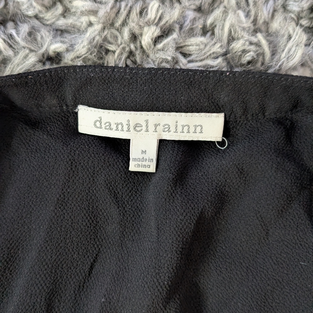 Daniel Rainn Black Button-Front Blouse - image 2